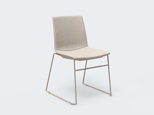 AIRA - Sled base upholstered chair _ Ares Line